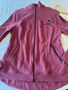 Cabi Vintage Wine Casual Jacket with Full Zip